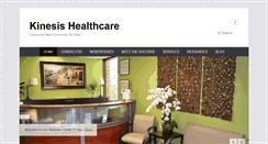 Desktop Screenshot of kinesishealthcare.com